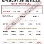 thai lottery results 1 october 2022
